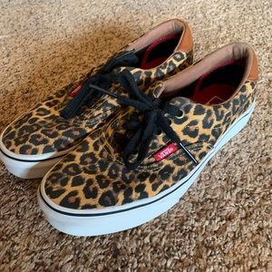 Leopard Vans size 8.5 women’s